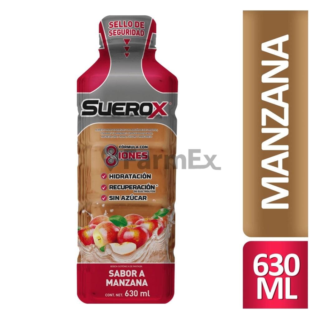 Suerox Sabor Manzana x 630 mL Farmex-Pluxee-Persistente